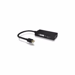ICY BOX IB-AC1032 Mini DisplayPort DVI-D + VGA (D-Sub) + HDMI Noir