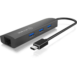 ICY BOX IB-HUB1406-C USB 3.2 Gen 1 (3.1 Gen 1) Type-C Anthracite