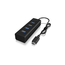ICY BOX IB-HUB1409-C3 USB 3.2 Gen 1 (3.1 Gen 1) Type-C 5000 Mbit/s Noir