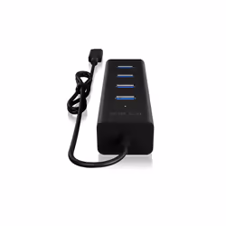 ICY BOX IB-HUB1409-C3 USB 3.2 Gen 1 (3.1 Gen 1) Type-C 5000 Mbit/s Noir