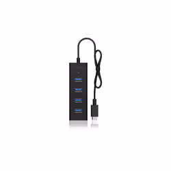 ICY BOX IB-HUB1409-C3 USB 3.2 Gen 1 (3.1 Gen 1) Type-C 5000 Mbit/s Noir - Vue supplémentaire 4