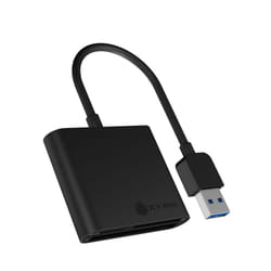 ICY BOX IB-CR301-U3 lecteur de carte mémoire USB 3.2 Gen 1 (3.1 Gen 1) Noir
