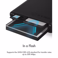 ICY BOX IB-CR301-U3 lecteur de carte mémoire USB 3.2 Gen 1 (3.1 Gen 1) Noir