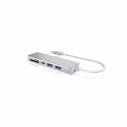 ICY BOX IB-HUB1413-CR USB 3.2 Gen 1 (3.1 Gen 1) Type-C Argent