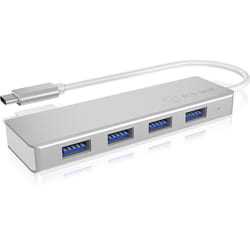 ICY BOX IB-HUB1425-C3 USB 3.2 Gen 1 (3.1 Gen 1) Type-C 5000 Mbit/s Argent