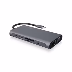 ICY BOX IB-DK4040-CPD Avec fil USB 3.2 Gen 1 (3.1 Gen 1) Type-C Anthracite, Noir - Vue supplémentaire 6