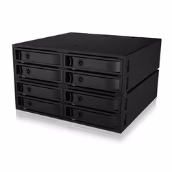 ICY BOX IB-2281SAS-12G, 1,52 kg, Noir