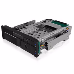 ICY BOX IB-173SSK, 13,3 cm (5.25"), Plateau de stockage de disques, 2.5/3.5", SATA, SATA II, SATA III, Série Attachée SCSI (S ...