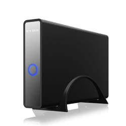 ICY BOX IB-382H-C31 Boîtier disque dur/SSD Noir 2.5/3.5"