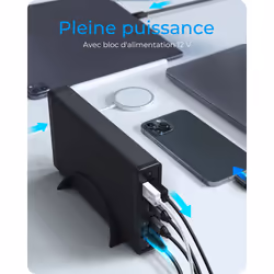 ICY BOX IB-382H-C31 Boîtier disque dur/SSD Noir 2.5/3.5" - Vue supplémentaire 5
