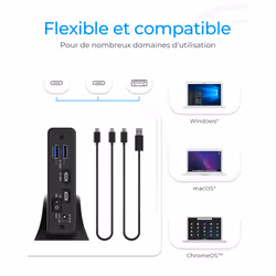 ICY BOX IB-382H-C31 Boîtier disque dur/SSD Noir 2.5/3.5" - Vue supplémentaire 6