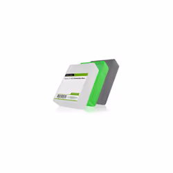 ICY BOX IB-AC6025-3, Étui, Plastique, Vert, Gris, Blanc, 2.5", Toutes marques, 115 mm