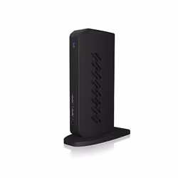 ICY BOX IB-DK2252AC Avec fil USB 3.2 Gen 1 (3.1 Gen 1) Type-C Noir