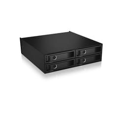 ICY BOX IB-2242U2K 13,3 cm (5.25") Plateau de stockage de disques Noir