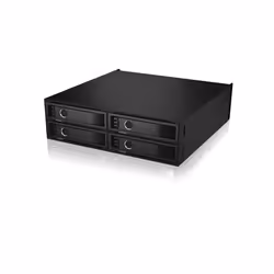 ICY BOX IB-2242U2K 13,3 cm (5.25") Plateau de stockage de disques Noir