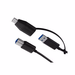 ICY BOX IB-CB032 câble USB 1 m USB 3.2 Gen 1 (3.1 Gen 1) USB B USB A Noir