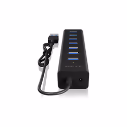 ICY BOX IB-HUB1700-U3 USB 3.2 Gen 1 (3.1 Gen 1) Type-A 5000 Mbit/s Noir