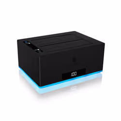 ICY BOX IB-127CL-U3, HDD, SATA, Série ATA II, Série ATA III, 2.5,3.5", 18 To, USB 3.2 Gen 1 (3.1 Gen 1) Type-B, 5 Gbit/s