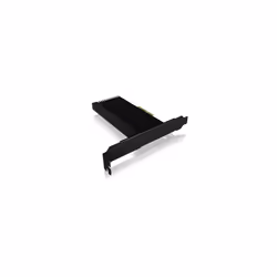 ICY BOX IB-PCI208-HS, PCIe, M.2, Hauteur totale / Profil bas, PCIe 4.0, Noir, Passif