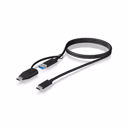 ICY BOX IB-CB034 câble USB 1 m USB 3.2 Gen 2 (3.1 Gen 2) USB C USB A Noir