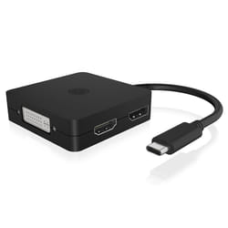 ICY BOX IB-DK1104-C adaptateur graphique USB 3840 x 2160 pixels Noir