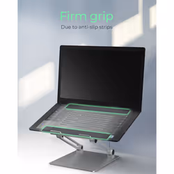 ICY BOX IB-NH300 Supports de Laptop Argent 17"