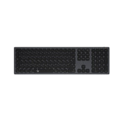 KeySonic KSK-8023BTRF clavier Bluetooth QWERTZ Allemand Anthracite, Noir