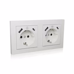 ICY BOX IB-MPS4200W-PD, Type F + USB A + USB C, Blanc, Plastique, 5 V, 3 A, 259 g
