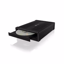 ICY BOX IB-525-U3 boîtier de lecteur de disque optique 13,3 cm (5.25") SATA III Noir - Vue supplémentaire 2