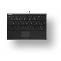 KeySonic KSK-5211ELU (DE) clavier USB QWERTZ Allemand Noir