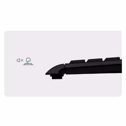 KeySonic KSK-5211ELU (DE) clavier USB QWERTZ Allemand Noir