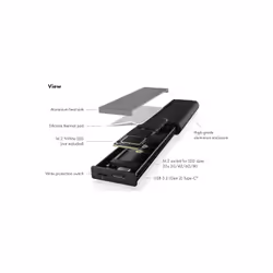 ICY BOX IB-1807MT-C31 Enceinte ssd Noir M.2 - Vue supplémentaire 12