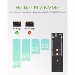 ICY BOX IB-1807MT-C31 Enceinte ssd Noir M.2 - Vue supplémentaire 4