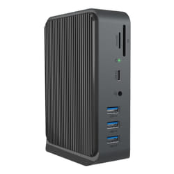 ICY BOX IB-DK2261AC Sans fil USB 3.2 Gen 1 (3.1 Gen 1) Type-C Anthracite