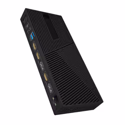 ICY BOX IB-DK2246AC, Avec fil, USB 3.2 Gen 2 (3.1 Gen 2) Type-A, 10,100,1000 Mbit/s, Noir, 3840 x 2160 pixels, 60 Hz