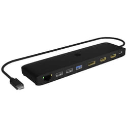 ICY BOX IB-DK2116-C Station d'accueil USB 3.2 Gen 2 (3.1 Gen 2) Type-C Noir