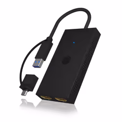 ICY BOX IB-SPL1029AC adaptateur graphique USB 3840 x 2160 pixels Noir