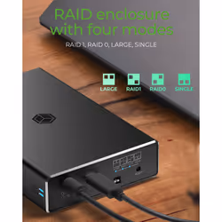 ICY BOX IB-RD2253-C31 Boîtier disque dur/SSD Noir 2.5"