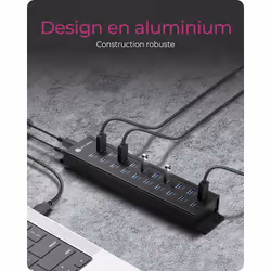 ICY BOX IB-HUB1720-U3 Noir - Vue supplémentaire 3