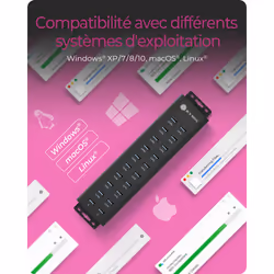 ICY BOX IB-HUB1720-U3 Noir - Vue supplémentaire 5