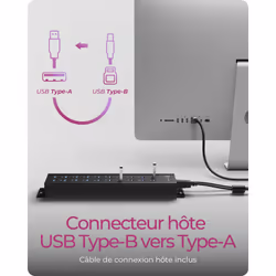 ICY BOX IB-HUB1720-U3 Noir - Vue supplémentaire 6
