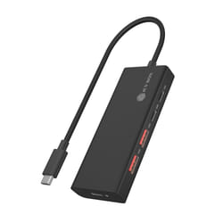 ICY BOX IB-HUB1436-CPD station d'accueil Avec fil USB 3.2 Gen 2 (3.1 Gen 2) Type-C Noir