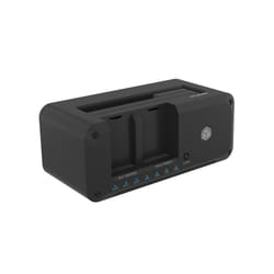 ICY BOX IB-2924MSCL-C31 Station d'accueil de disques de stockage USB 3.2 Gen 2 (3.1 Gen 2) Type-C Noir