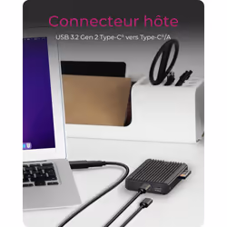 ICY BOX IB-CR601M-C31 Enceinte ssd Noir M.2 - Vue supplémentaire 5