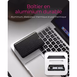 ICY BOX IB-CR602M-C31 Enceinte ssd Noir M.2 - Vue supplémentaire 3