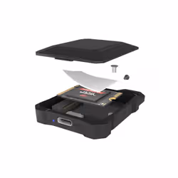 ICY BOX IB-1601MP-CU31 Boîtier de disques de stockage Enceinte ssd Noir M.2 - Vue supplémentaire 2