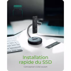 ICY BOX IB-1610MCD-C31 USB 3.2 Gen 2 (3.1 Gen 1) Type-C Noir - Vue supplémentaire 2