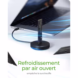 ICY BOX IB-1610MCD-C31 USB 3.2 Gen 2 (3.1 Gen 1) Type-C Noir - Vue supplémentaire 5