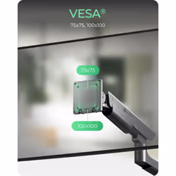 ICY BOX IB-MS702-T support d'écran plat pour bureau 144,8 cm (57") Noir - Vue supplémentaire 7