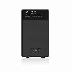 ICY BOX IB-RD3620SU3 boîtier de disques Bureau Noir